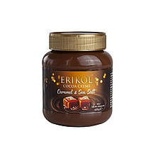 Шоколадна паста з карамеллю і сіллю "Erikol cocoa creme caramel sea salt" 400мл