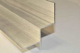 Профіль тіньового шва стельовий 22.5 мм алюмінієвий без покриття 2700 мм