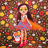 Enchantimals DVH89 Лялька лисиця Фелісіті Лис з вихованцем, фото 9