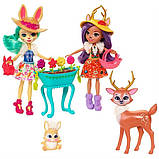 Enchantimals FDG01 Набір Магічний сад і ляльки Флаффи і Данэсса, фото 2