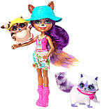 Enchantimals FJJ29 Набір Кемпінг біля багаття і лялька Єнот Рейлин, фото 3