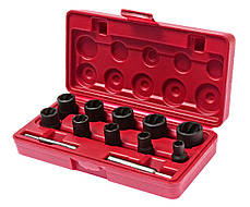 Набір головок для пошкоджених болтів і гайок JTC 1321 12 од.