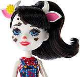 Enchantimals GJX44 Набір Сім'я телят і лялька корова Кэмбри Корівка, фото 3