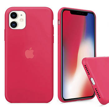 Чохол Silicone Full Cover для iPhone 11 Rose Red