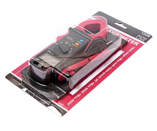 Струмовимірювальні кліщі JTC 1226 (0 - 600 А), фото 2