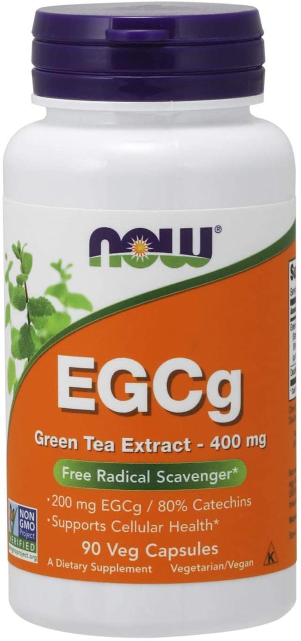 Екстракт зеленого чаю Now Foods EGCg Green Tea Extract 400 mg 90 капсул, фото 1