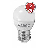 LED лампа VARGO G45 7W E14 665lm 4000K (V-111141), фото 3