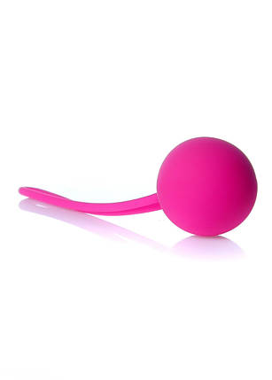 Вагінальна кулька Silicone Kegel Ball Pink, 3,2 см, фото 2