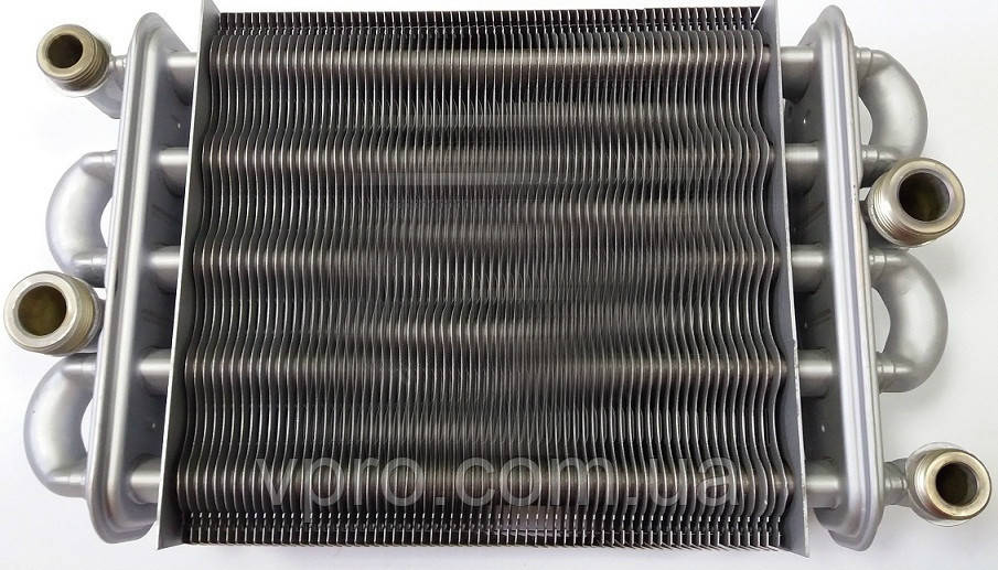 Теплообменник битермический TeploWest Optima АГД-24-С (23см), фото 1