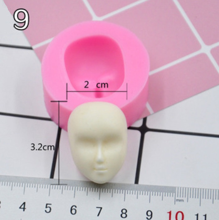 Силіконовий молд "Обличчя" Е9, фото 1