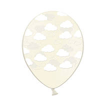 Латексні кульки "Хмаринки" прозорі пастель Belbal