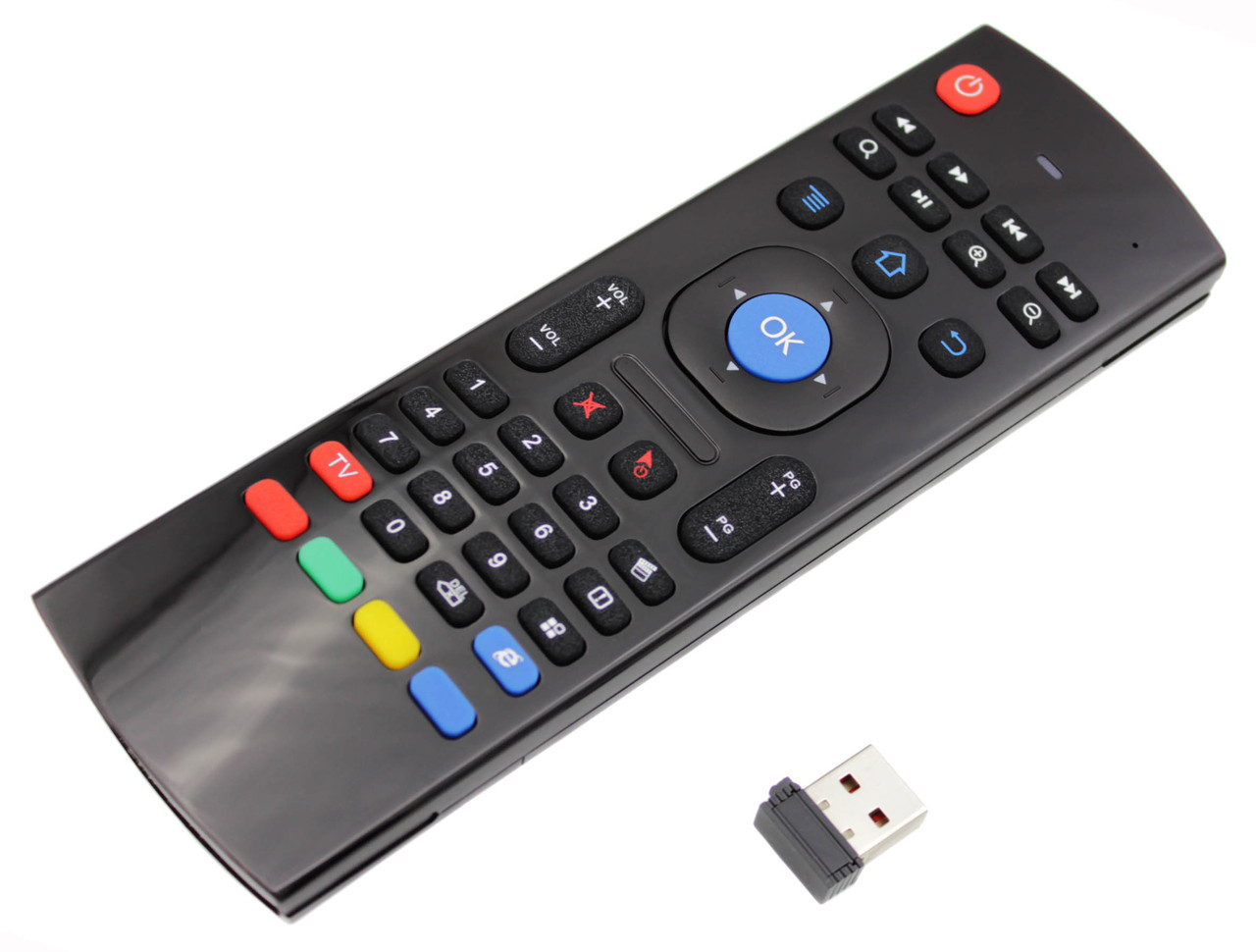 Пульт-аэромышь AIR Mouse MX3 з клавіатурою для Smart TV/PC