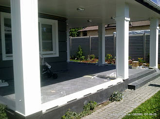 В данной работе была использована белая балюстрада,с бетонными балясинами B0,а также были применены радиусные 

стаканы. Срок службы изделий  не менее 25 лет под открытым небом. Наши балясины и балюстрады обладают высокой 

прочностью и плотность