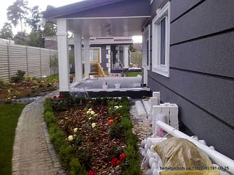 В данной работе была использована белая балюстрада,с бетонными балясинами B0,а также были применены радиусные 

стаканы. Срок службы изделий  не менее 25 лет под открытым небом. Наши балясины и балюстрады обладают высокой 

прочностью и плотность