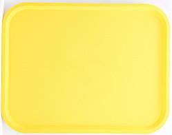 Таця FoREST прямокутний жовтий 45,6х35,6 см пластик (594182)