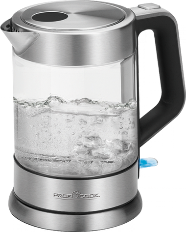 Скляний електрочайник Profi Cook PC-wks 1107 G Німеччина, фото 1