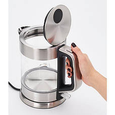 Скляний електрочайник Profi Cook PC-wks 1107 G Німеччина, фото 3