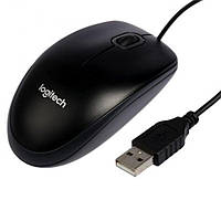 Мышь проводная USB Logitech M90 (910-001794, 910-00179) темная