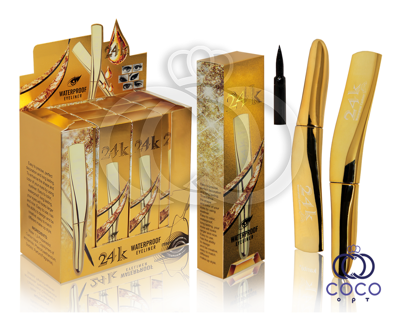 Підводка для очей Karite 24K з биозолотом