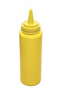 Пляшка для соусів з мірною шкалою жовта 240 мл