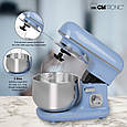 Кухонний комбайн, планетарний міксер, тістоміс CLATRONIC KM 3711 Blue (1100Вт, 5л, Німеччина), фото 6