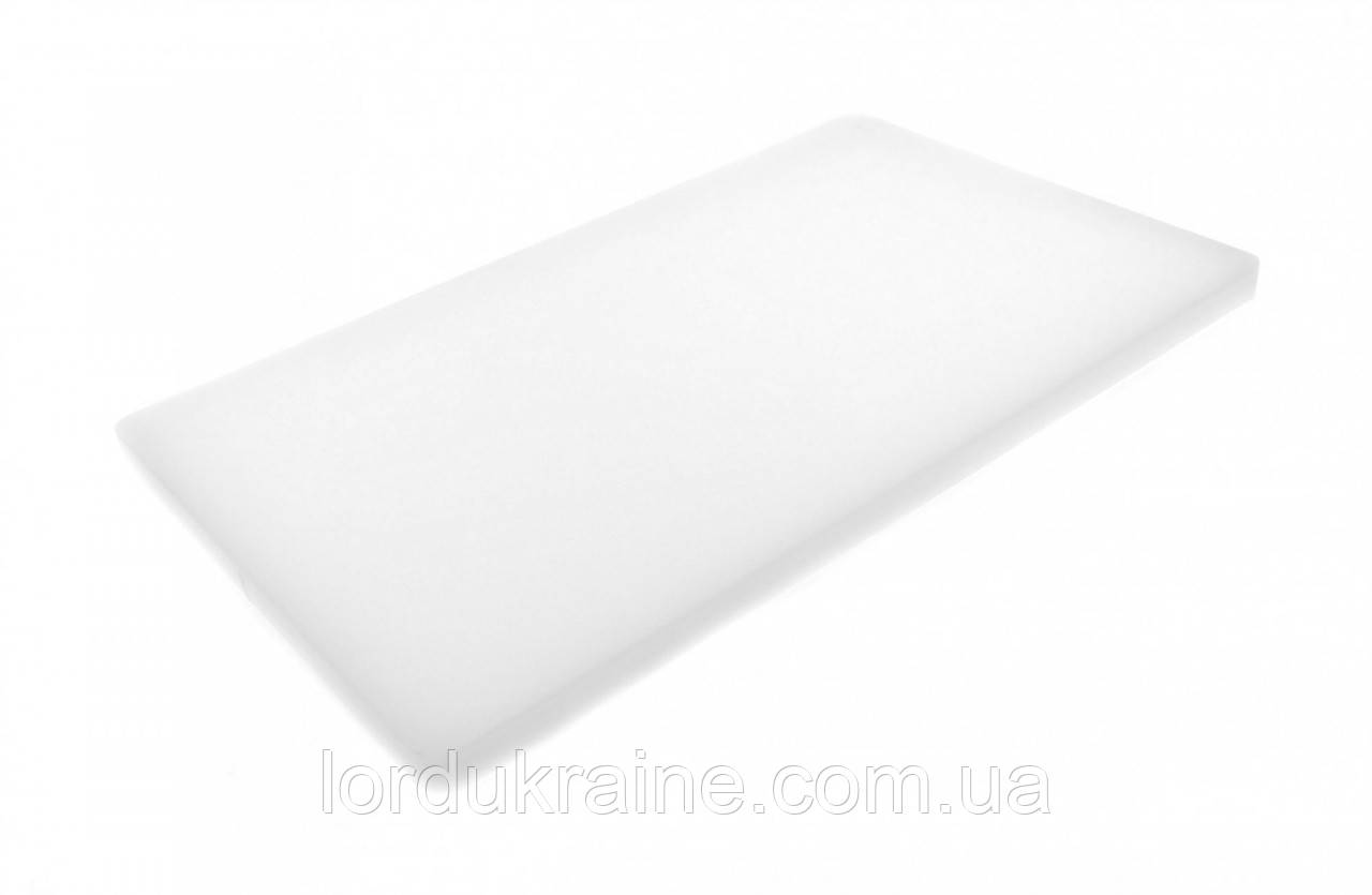 Дошка обробна двостороння LDPE 500×300×20 мм біла