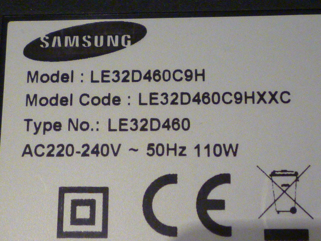 Плати від LCD TV Samsung LE32D460C9HXXC поблочно.