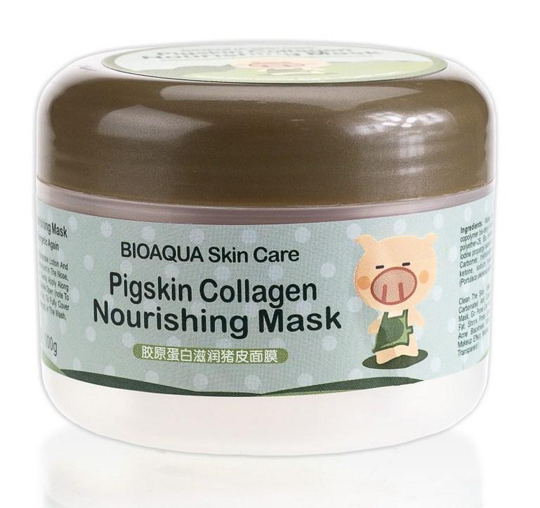 Маска для обличчя поживна коллагеновая BIOAQUA Pigskin Collagen 100 г СMD-97