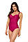 Закритий жіночий купальник Aqua Speed Olivia, цілісний, злитий, для басейну, для пляжу, фото 2