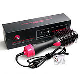 Фен щітка One Step Hair Dryer and Styler 3в1  ⁇  Cтайлер для укладання волосся One Step 3в1 ⁇  Гребінець із феном чорна, фото 8