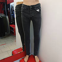Зауженные мужские джинсы на болтах Турция