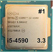 Процесор ЛОТ #1 Intel Core i5-4590 С0 SR1QJ 3.3 GHz up 3.7 GHz 6M Cache FCLGA Socket 1150 Б/В