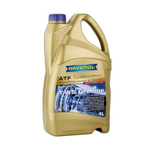 Ravenol ATF T-WS Lifetime 4л (1211106-004) Синтетична трансмісійна олива АКПП TOYOTA AISIN WARNER VW