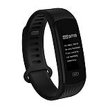 Розумний фітнес-браслет Zeblaze Plug HR з пульсометром і захистом від води IP67 (Чорній), фото 2