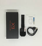 Фітнес браслет Lemfo X9 Metal із сенсорним екраном і вологозахистом IP68 (Чорний), фото 9