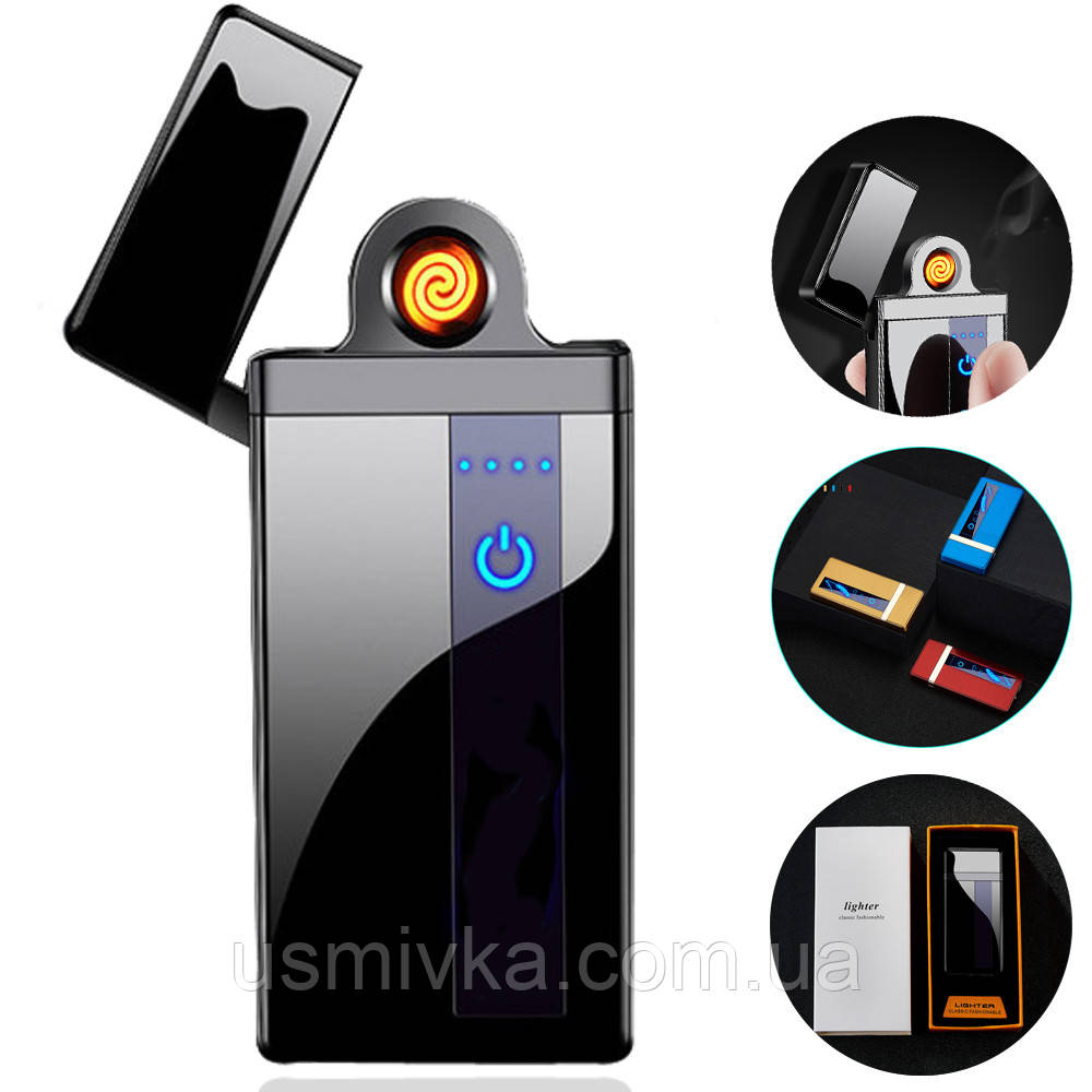 Запальничка Usb електронна чоловікові 33498, фото 1