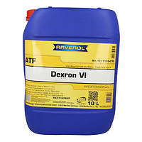 Ravenol ATF Dexron VI 10л (1211105-010) Синтетична трансмісійна олива АКПП GM MB BMW