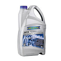 Ravenol ATF Dexron D II 4л (1213102-004) Минеральное трансмиссионное масло АКПП ZF MB FORD GM MAN ALLISON