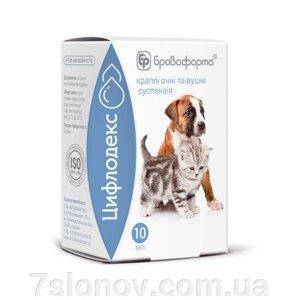 Цифлодекс суспензія, очні краплі вушні