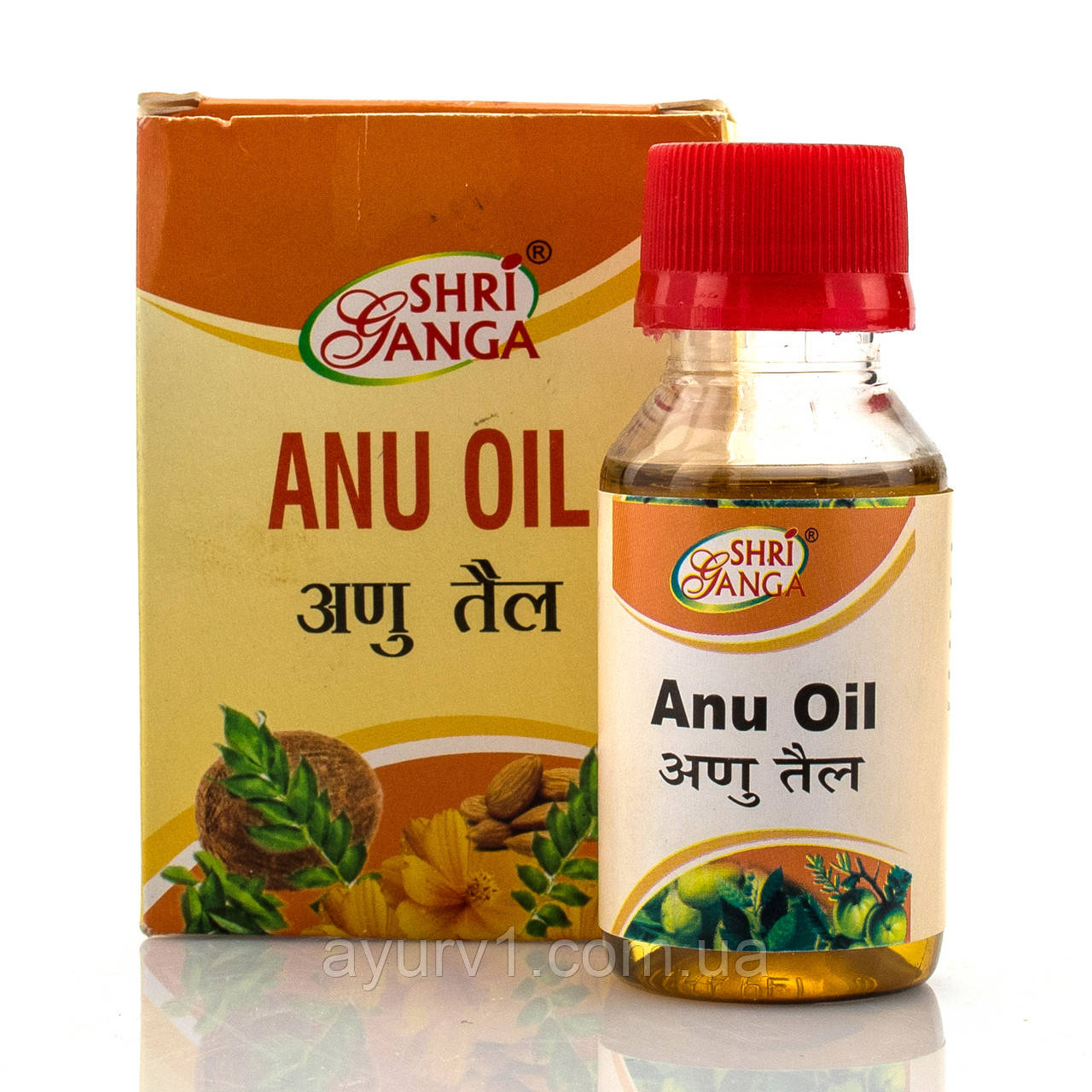 Ану оіл, Шрі Ганга/ Anu Oil, Shri Ganga/50 ml краплі для носа та вух