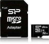 Карта памяти Silicon Power microSDHC 32Gb Elite UHS-1 + Adapter SD