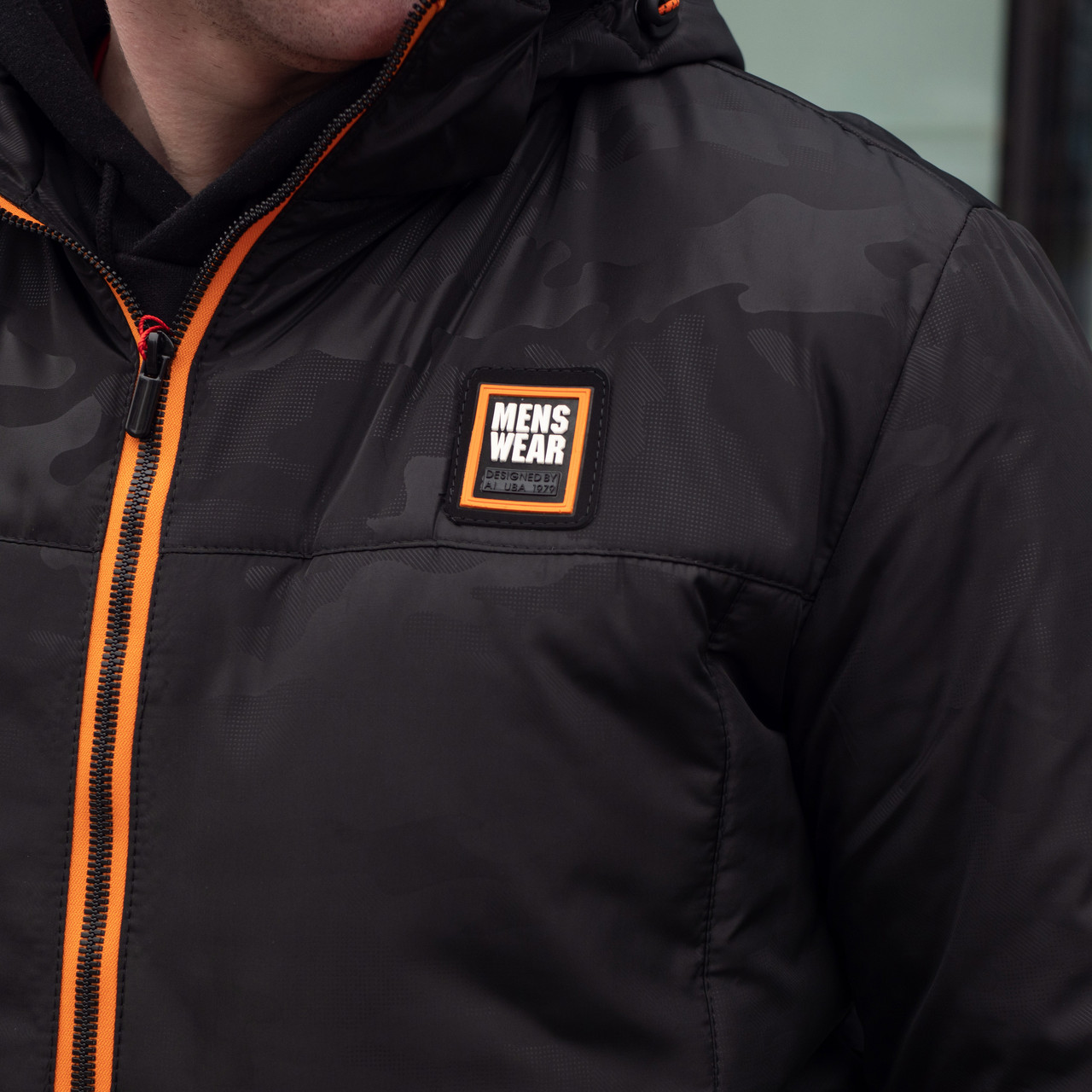 Мужская куртка осень-весна от производителя 46-54 черный - фото 2 - id-p1344541922