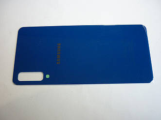 Задняя крышка Samsung A750F Galaxy A7 (2018), синяя, оригинал (Китай)