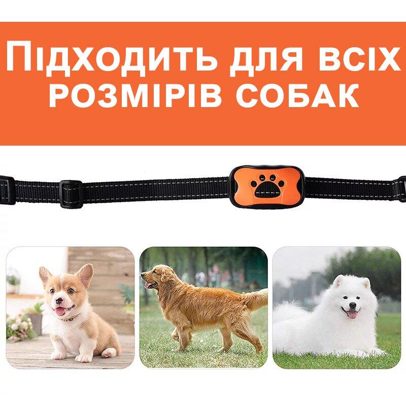 Ошейник антилай для собак Digital Lion BK-C01, ультразвуковой, с вибрацией, оранжевый/синий - фото 3 - id-p1248979768