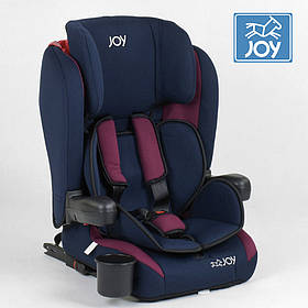 Дитяче автокрісло (група 1-2-3, 9-36кг) JOY ISOFIX 72583 Синьо-червоне