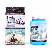 Сыворотка ампульная с экстрактом черного жемчуга Farm Stay Black pearl All-in-one Ampoule 250 ml