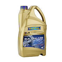 Ravenol SLS 75W-140 GL-5 LS 4л (1221110-004) Синтетична трансмісійна олива МКПП MIL-L-2105D