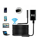 Wi-Fi Ендоскоп з HD камерою: 720P Ø 8 мм 1 метр. Бороскоп., фото 3
