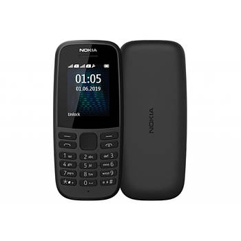 Мобільний телефон Nokia 105 SS 2019 Black