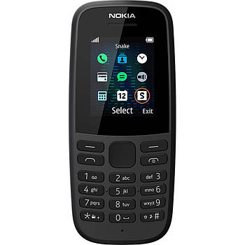 Мобильний телефон Nokia 105 DS 2019 Black